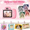 HAONIU 48MP Digital Dual Camera for Kids, 3-12 Years Old, with 2.0 Inch IPS Screen, 32GB SD Card, 1080P HD Video, Perfect for Toddler Birthday Gifts (Pink) view 3