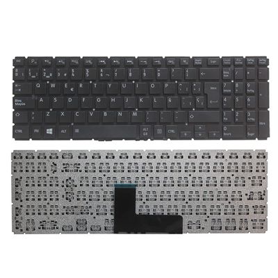AKGIFT Laptop Replacement Keyboard Compatible for Toshiba Satellite L50-B L55-B S50-B L55DT-B S55-B (Spanish Layout No Backlit)