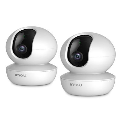 Imou 360 Security Camera Indoor with AI Human/Motion/Sound Detection, WiFi Camera Indoor Wireless 1080P for Pet/Dog/Baby, Smart Tracking, Siren, Night Vision, 2-Way Audio, Works with Alexa, 2 Pack