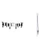 Metra 95-7624 Double DIN Dash Kit for Select 2007 and Nissan Vehicles (Black) & Electronics 40-NI12 Antenna Cable to Aftermarket Radio Adapter for Select 2007-Up Infiniti/Nissan Vehicles,Black view 1