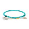 0.5m(1.64ft) OM4 LC SC Fiber Patch Cables, MMF Multimode Jumper, Options 0.5m~10m, LC to SC Fiber Optic Cable Duplex, 50/125m, 40G/100G LSZH view 1