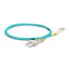 0.5m(1.64ft) OM4 LC SC Fiber Patch Cables, MMF Multimode Jumper, Options 0.5m~10m, LC to SC Fiber Optic Cable Duplex, 50/125m, 40G/100G LSZH view 2