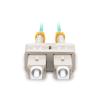 0.5m(1.64ft) OM4 LC SC Fiber Patch Cables, MMF Multimode Jumper, Options 0.5m~10m, LC to SC Fiber Optic Cable Duplex, 50/125m, 40G/100G LSZH view 4