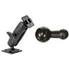 ARKON Heavy Duty 4 Hole AMPS Car or Wall Mounting Pedestal for Dual T Pattern Smartphone and Tablet Holders & 25mm Ball to 17mm Ball Adapter - Black - SP25MM17 view 1