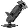 ARKON Heavy Duty 4 Hole AMPS Car or Wall Mounting Pedestal for Dual T Pattern Smartphone and Tablet Holders & 25mm Ball to 17mm Ball Adapter - Black - SP25MM17 view 2