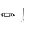 Metra 95-7870T Double DIN Installation Dash Kit for 2005-up Honda Ridgeline (Tan) & Metra Electronics 40-HD10 Factory Antenna Cable to Aftermarket Radio Receivers for Select Honda/Acura Vehicles view 1