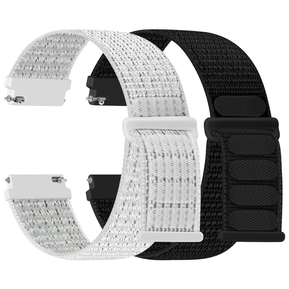 Relting 22mm Nylon Bands Compatible with Fossil Gen 6/Gen 5E,Galaxy Watch 3 45mm/Gear S3,Garmin Vivoactive 4/Venu 3/Venu 2/Forerunner 265/255/255 Music,Amazfit Bip 5/GTR 2/GTR 3/GTR 3 Pro/GTR 4 Band