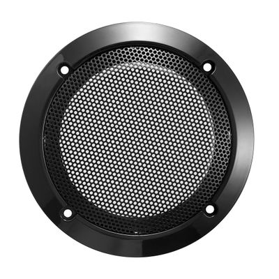 X AUTOHAUX 3.5 Inch Car Metal Audio Speaker Grill Cover Mesh Woofer Horn Guard Decorative Circle Grille Protector Black