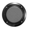 X AUTOHAUX 3.5 Inch Car Metal Audio Speaker Grill Cover Mesh Woofer Horn Guard Decorative Circle Grille Protector Black view 1