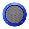 X AUTOHAUX 4 Inch Car Metal Audio Speaker Grill Cover Mesh Woofer Horn Guard Decorative Circle Grille Protector Blue view 1
