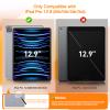 KCT Paperfeel Glass Screen Protector Compatible with iPad Pro 12.9 6th/5th/4th/3rd Generation (2022&2021&2020&2018), Matte Surface, Tempered Glass, EZ Kit view 2