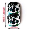 2.4G Wireless Mouse with Cute Pattern Design for All Laptops and Desktops with Nano Receiver - Blue Cover view 2