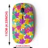 2.4G Wireless Mouse with Cute Pattern Design for All Laptops and Desktops with Nano Receiver - Autumn Leaves view 2