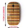 2.4G Wireless Mouse with Cute Pattern Design for All Laptops and Desktops with Nano Receiver - Brushed Watercolor Brush view 2