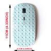 2.4G Wireless Mouse with Cute Pattern Design for All Laptops and Desktops with Nano Receiver - Fresh Spring Watercolor Floral view 2