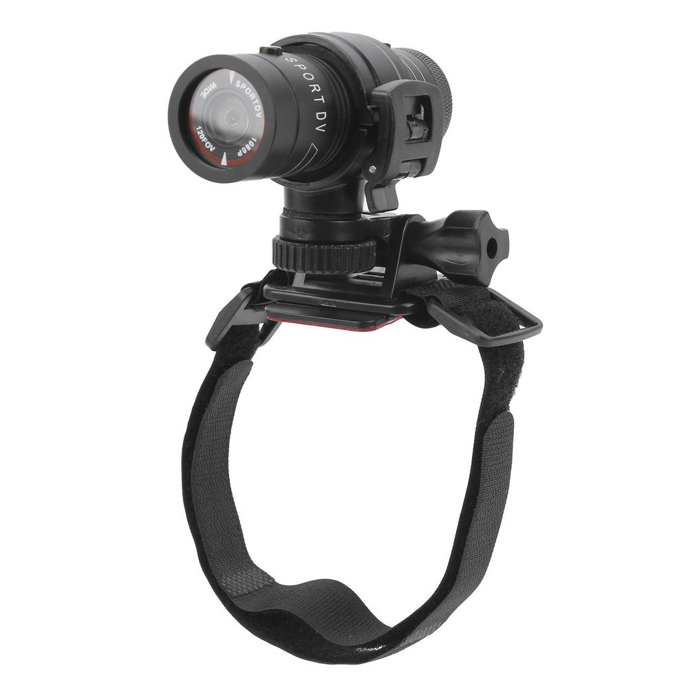 Luqeeg Motorcycle Helmet Camera, Motorcycle Video Recorder, 1080P Full DV DVR Riding Recorder Cycling Helmet Camera Bike Camera with Mic for Outdoor Wilderness, Extreme