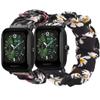 2 Packs Compatible with Amazfit GTS 2 Mini/GTS/GTS2/GTS 2e/GTS Bands for Women Girl, Scrunchies Cloth Soft Pattern Printed Wristband Straps for Amazfit Bip U Pro/Bip/Bip Lite/Bip S/Bip S lite/Bip U view 1