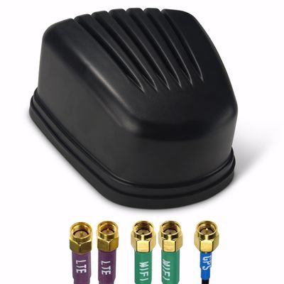 Proxicast 5-in-1 Pro-Grade Low-Profile 2x2 MIMO 4G/5G + Wi-Fi + GPS Screw Mount Combination Vehicle Antenna Compatible with Cradlepoint, Digi, Peplink and Other Modems/Routers (Gibraltar ANT-510-221)
