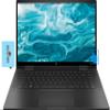 HP Envy x360 60Hz 15.6" FHD IPS Touchscreen 2-in-1 Laptop (AMD Ryzen 7 5825U 8-Core, 16GB RAM, 512GB PCIe SSD, AMD Radeon, Backlit KYB, Active Pen, WiFi 6, BT 5.2, HD Webcam, Win 11 Pro) with Hub view 1