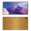 Decalrus - Protective Decal for The Lenovo Tab P12 Pro (12.6" Screen) Tablet Gold Texture Brushed Aluminum Skin Skins Decal for case Cover wrap BAlenovoTabP12_proGold view 1