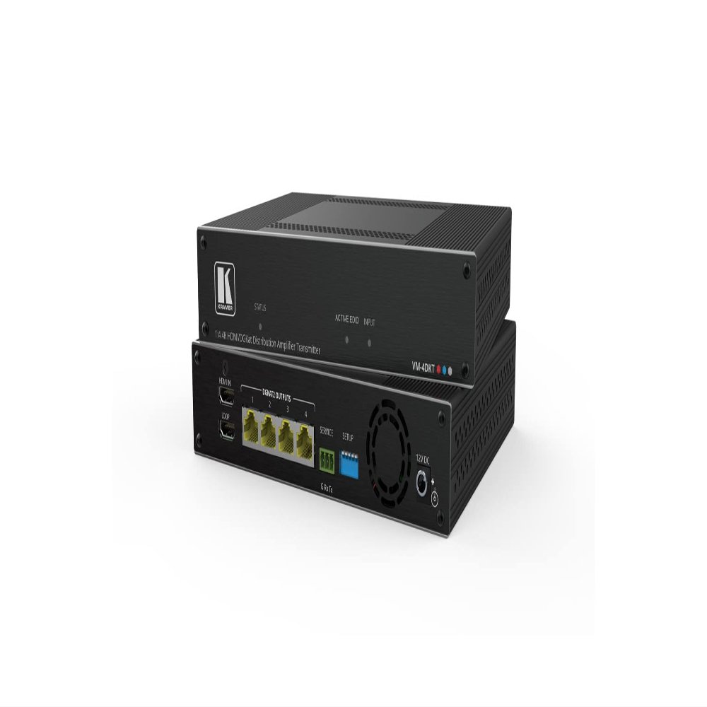Kramer VM-4DKT 1:4 4K60 4:4:4 HDMI to Long-Reach DGKat 2.0 Distribution Amplifier