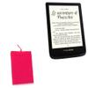 BoxWave Case Compatible with Pocketbook Touch Lux 4 - Velvet Pouch, Soft Velour Fabric Bag Sleeve with Drawstring - Cosmo Pink view 1