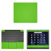 Decalrus - Protective Decal for Lenovo Chromebook 3 11 (11.6" Screen) Laptop Green Carbon Fiber Skin case Cover wrap CFlenovoChrmbk3_11Green view 1
