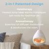 Pure Enrichment PureGlow Crystal - 2-in-1 Himalayan Salt Lamp & Ultrasonic Essential Oil Diffuser, Original Salt Therapy Lamp, 100% Pure Himalayan Salt, Ambient Glow, 160 mL 16-Hour Tank (Marble) view 2