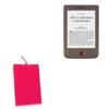 BoxWave Case Compatible with Pocketbook Basic Lux - Velvet Pouch, Soft Velour Fabric Bag Sleeve with Drawstring - Cosmo Pink view 1
