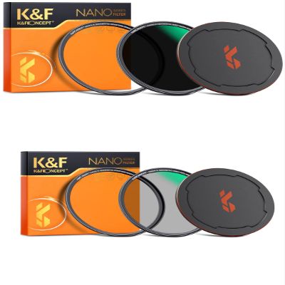 72mm Magnetic ND64 (6-Stop) & CPL Camera Lens Filters Kit (2 Pcs) with 28 Multi-Layer (Nano-X Series)