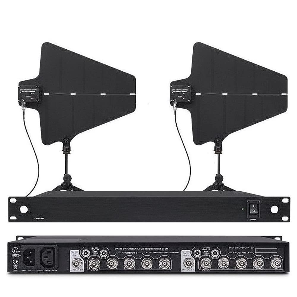 UHF Antenna Power Distribution 470-599MHZ, for UA845 Distribution System Fits for Stage Studio and Church