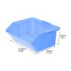 Zerodeko 6pcs Warehouse Storage Bins Component Boxes for Organizing Tools and Hardware Accessories for Workshop Garage and Home Use Made of Strong Plastic view 2