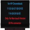 11.6" Screen Replacement for HP Chromebook 11 G3 G4 EE G5 G6 G7 G9 EE 11A G8 EE, ProBook 11 G2, Stream 11 Pro G3 Series LCD LED Display Panel WXGA HD 30 Pin EDP Side Brackets Non Touch view 1