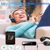 Bluetooth 5.0 Adapter 3.5mm Jack Aux Dongle, 2-in-1 Wireless Transmitter Receiver for Car,TV Audio,Headphones,Speakers,Projector. view 4