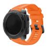 GERSIK Compatible with Garmin Watch Bands, Soft Silicone Strap Sport Wristband Compatible with Garmin Instinct 2/Instinct Esports/Solar/Tide/Tactical GPS Smartwatch, Orange view 2