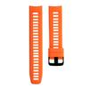 GERSIK Compatible with Garmin Watch Bands, Soft Silicone Strap Sport Wristband Compatible with Garmin Instinct 2/Instinct Esports/Solar/Tide/Tactical GPS Smartwatch, Orange view 3