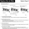 AWO ET-EMF330 ET-SFR330 Replacement Projector Air Dust Filter for PANASONIC PT-RQ13K,PT-RQ32K,PT-RS11K,PT-RS30K,PT-RZ12K,PT-RZ31K Projectors view 4