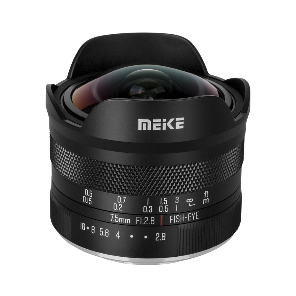 Meike 7.5mm f2.8 Large Aperture Ultra Wide Circular fisheye Manual Focus APS-C Lens for Fujifilm X Mount Mirrorless Camera X-T3 X-H1 X-Pro2 X-E3 X-T1 X-T2 X-T4 X-T10 X-T20 X-A2 X-E2 X-E1 X30 X70 X-A1