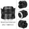 Meike 7.5mm f2.8 Large Aperture Ultra Wide Circular fisheye Manual Focus APS-C Lens for Fujifilm X Mount Mirrorless Camera X-T3 X-H1 X-Pro2 X-E3 X-T1 X-T2 X-T4 X-T10 X-T20 X-A2 X-E2 X-E1 X30 X70 X-A1 view 2