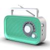Portable AM/FM Radio with Bluetooth, Battery Operated Transistor Analog Radio or AC Powered with Best Reception, Big and Precise Tuning Knob Large Bluetooth Speaker Easy to Use Suit for Home Cafe view 1