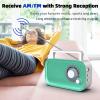 Portable AM/FM Radio with Bluetooth, Battery Operated Transistor Analog Radio or AC Powered with Best Reception, Big and Precise Tuning Knob Large Bluetooth Speaker Easy to Use Suit for Home Cafe view 2