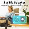 Portable AM/FM Radio with Bluetooth, Battery Operated Transistor Analog Radio or AC Powered with Best Reception, Big and Precise Tuning Knob Large Bluetooth Speaker Easy to Use Suit for Home Cafe view 4