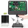 Microscope Kit Microscope AD208S/AD407 Digital Microscope for Soldering Electronics 8.5 Inch LCD Screen Microscope Lens Adapters (Color : Alplastic stentG1000) view 3