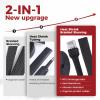 BuyUneed Braided Sleeving 2:1 Shrinkable Fabric Heat Shrink Tubing- Abrasion Protection Flexibility Wiring Harness Cable Sheath (1/2" ID, 16ft) view 3