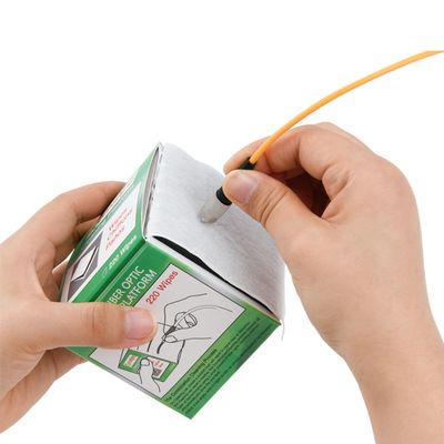 Fiber Optic Cleaning Platform KOMSHINE FOCP Fiber Optic Cleaning Wipes Over 220 Times Fiber Optic Cleaning Paper Dust-Free Paper WipeFTTH Fiber Cleaning Tools