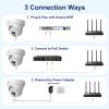 Anpviz 6MP PoE Camera, Turret 6MP UltraHD IP Camera Outdoor with Mic & Speaker, 100FT Smart Color Night Vision, PoE Security Cameras with AI Human Vehicle Detection, MicroSD Slot (U Series) view 3