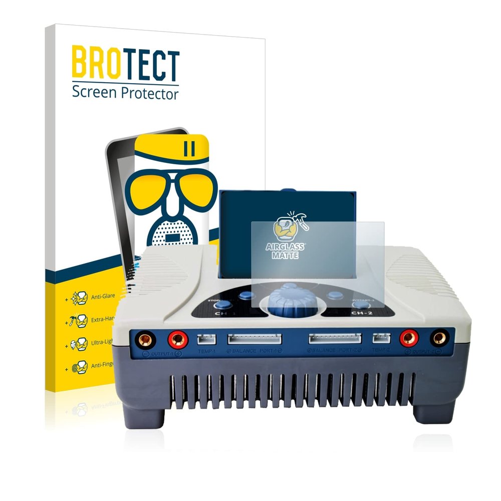 brotect Anti-Glare Glass Screen Protector Matte Compatible with Junsi iCharger 4010 Duo - Anti-Scratch 9H Protection Film