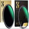 55mm Variable ND3-1000 & MC UV Lens Filters Kit (2 Pcs) 1.5-10 Stops Adjustable Neutral Density MCUV Lens Protection Filters Set view 1