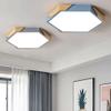 wangch Modern Minimalist Metal with Rubber WoodPendant Lamp, LED Embedded Tablet Lamp, White Light Ceiling Light, Ceiling Decorative Lamps, Bedroom Restaurant Lights view 4