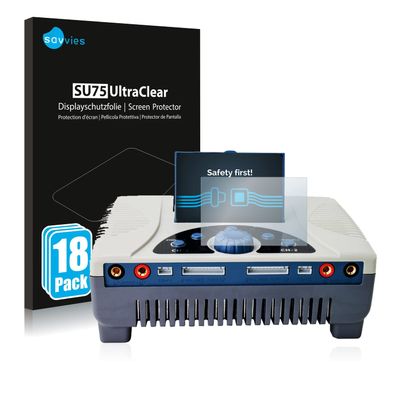 Savvies Screen Protector compatible with Junsi iCharger 4010 Duo Protection Film Clear 18-Pack